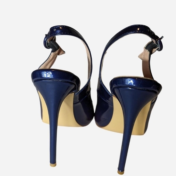 Only Navy and Purple Women's Heels - Picture 3 of 8